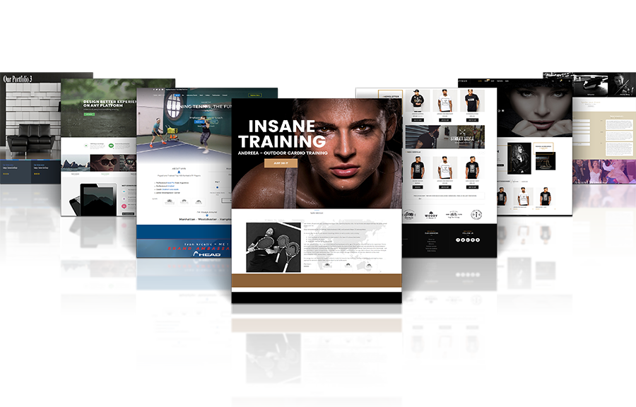 landing page samples