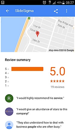 Google Chrome Maps Location